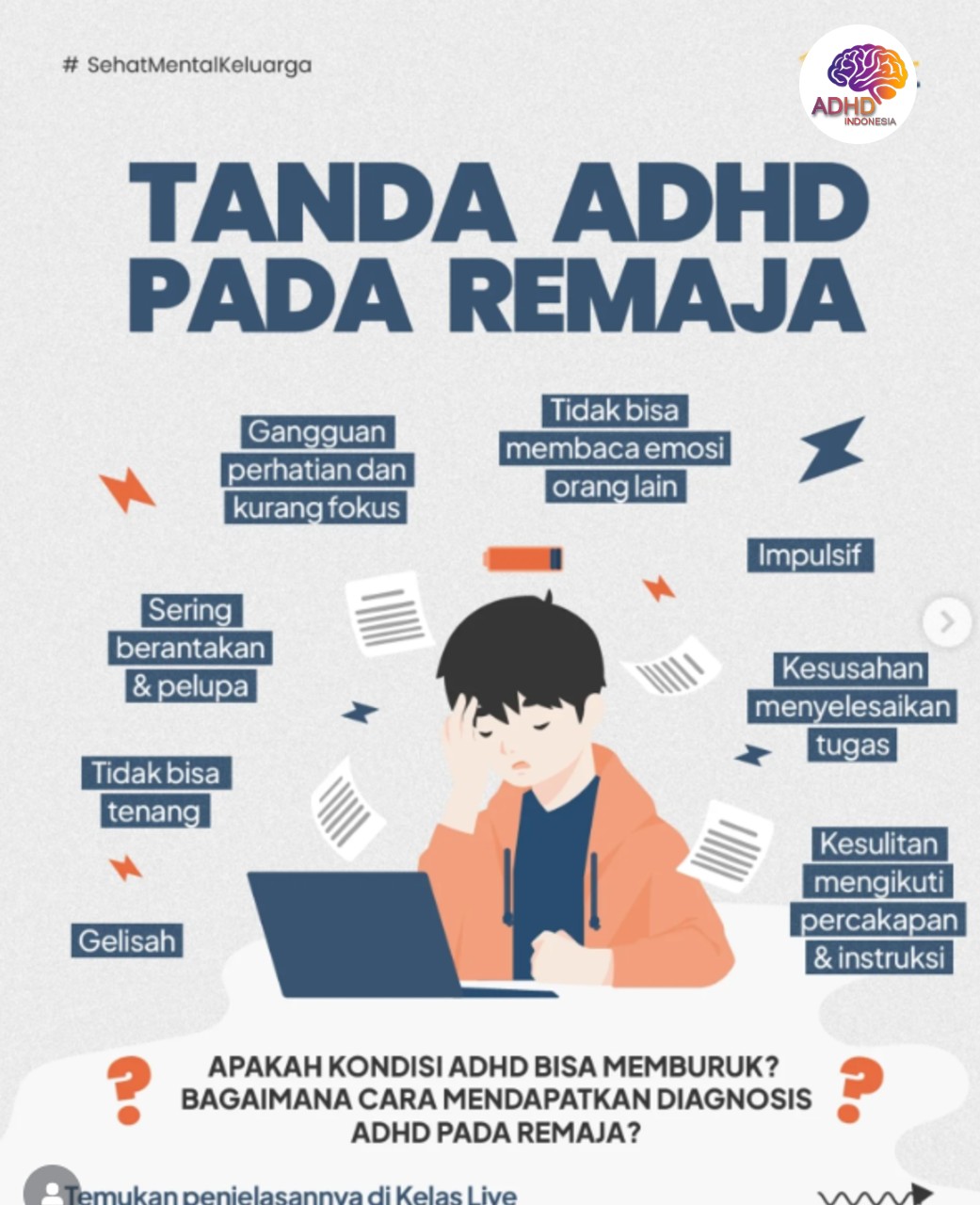 Screening ADHD Non-Diagnostik: Edukasi Awal bagi Orang Tua di Kota Padang Panjang
